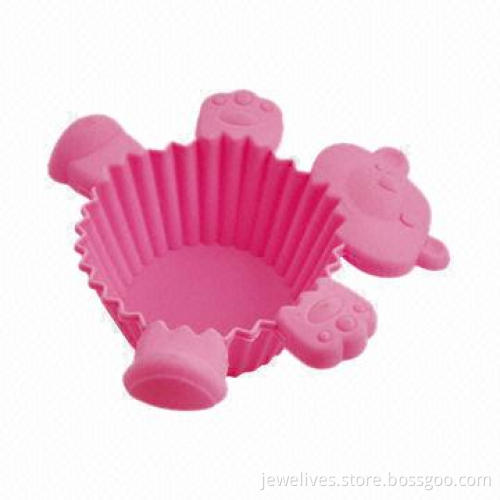 Sweet Pink Silicone Bakeware for DIY Use